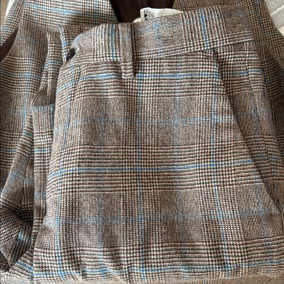 Zara women’s wool blend plaid vest and pant set - Picture 16 of 16